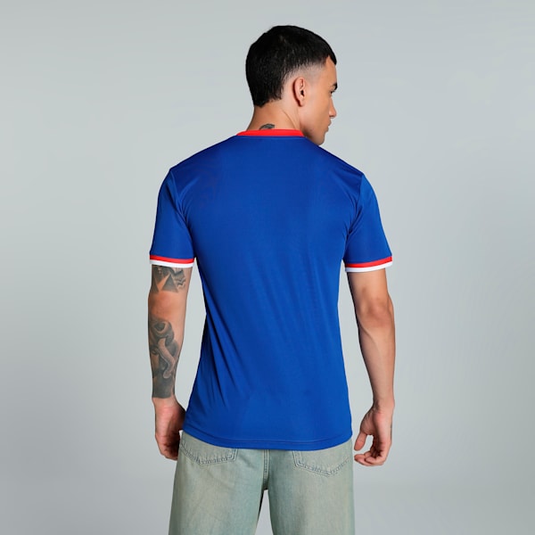 BFC Home Replica Men's Slim Fit Football Jersey, Electric Blue Lemonade-For All Time Red, extralarge-IND