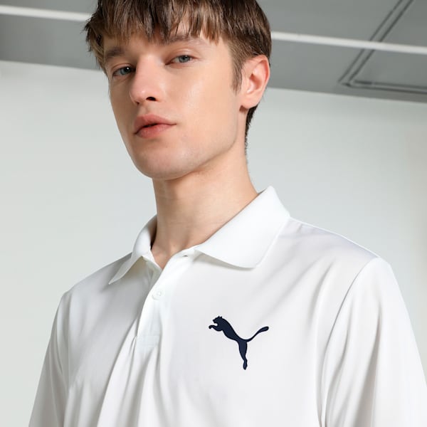 Cricket Team Men's Polo, Puma White, extralarge-IND