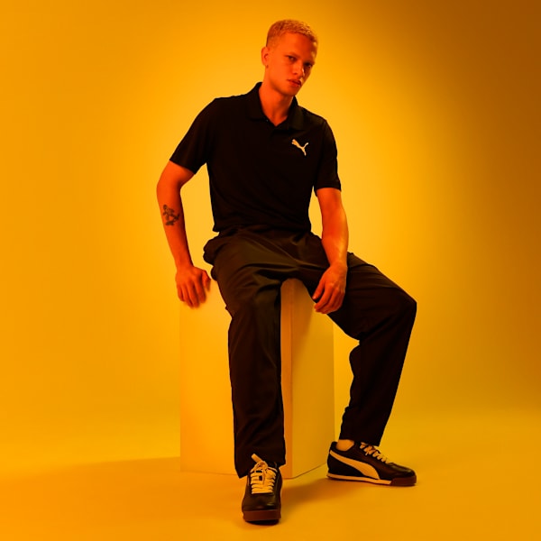 Performance Men's Polo, Puma Black, extralarge-IND