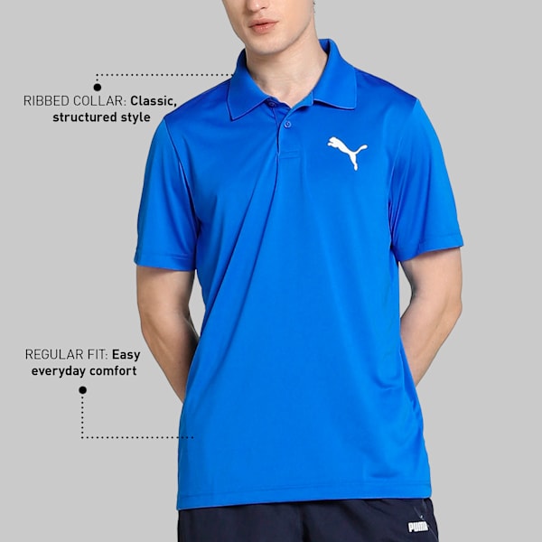 Performance Men's Polo, Team Power Blue, extralarge-IND