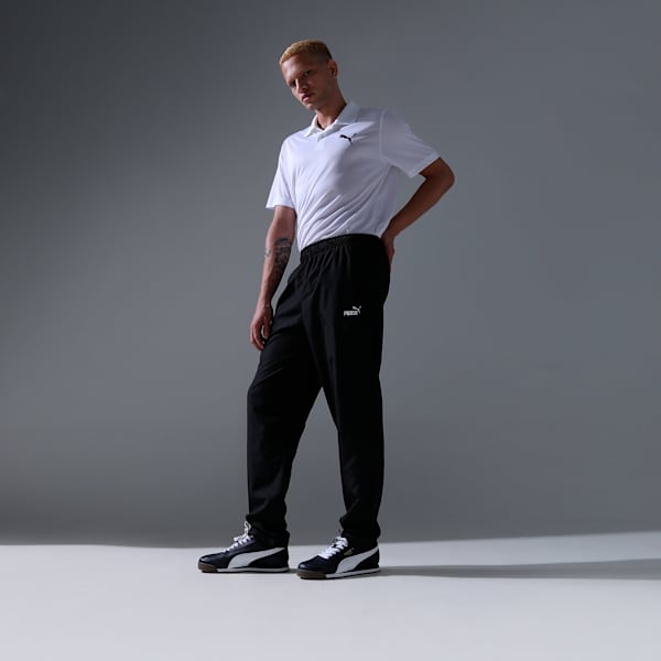 Men's Cricket Woven Pants, Puma Black, extralarge-IND