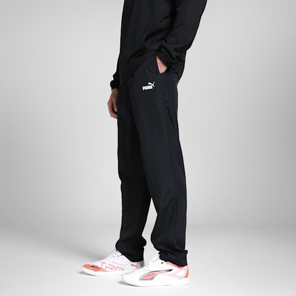 Men's Cricket Woven Pants, Puma Black, extralarge-IND