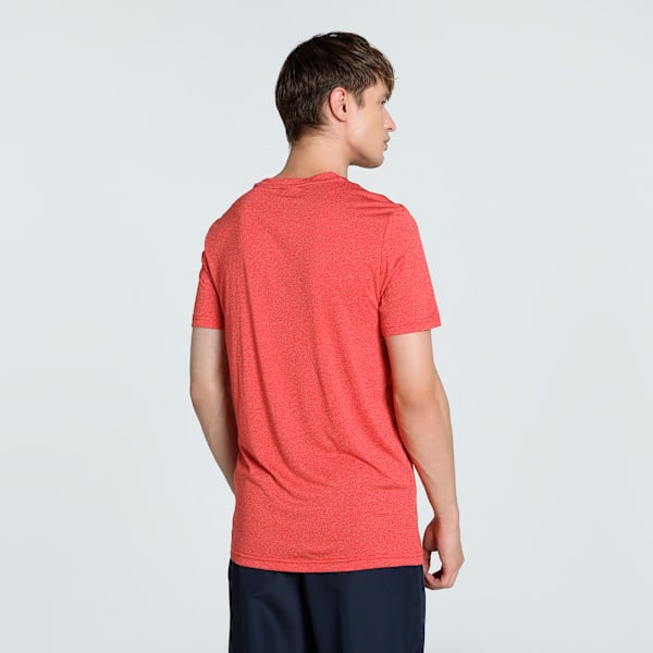 Performance Heather Men's Slim Fit Tee, High Risk Red-Heather, extralarge-IND
