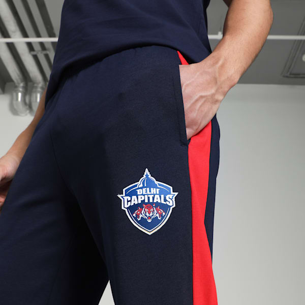 PUMA x Delhi Capitals Men's Cricket  Pants, PUMA Navy-For All Time Red, extralarge-IND
