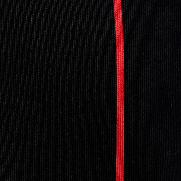 PUMA x RCB Men's Striper Polo T-shirt, PUMA Black, extralarge-IND