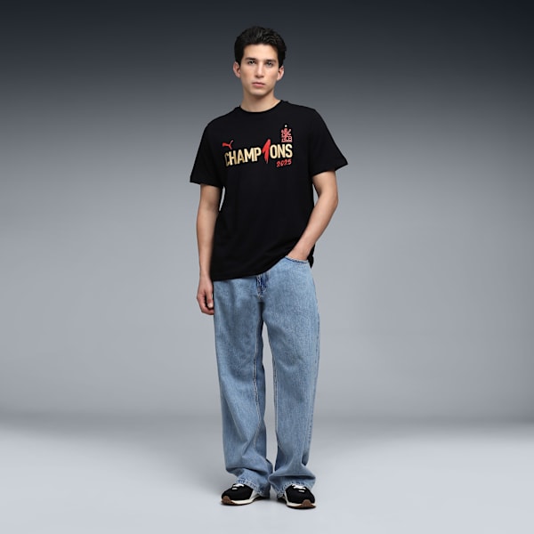 PUMA X RCB Champions Tee, PUMA Black, extralarge-IND