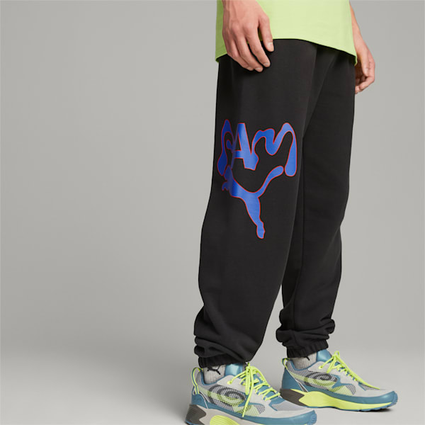 PUMA x PERKS AND MINI グラフィック スウェットパンツ, PUMA Black, extralarge-JPN
