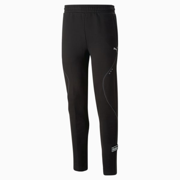 Ferrari Style Men's Slim Fit Track Pants, PUMA Black, extralarge-IND