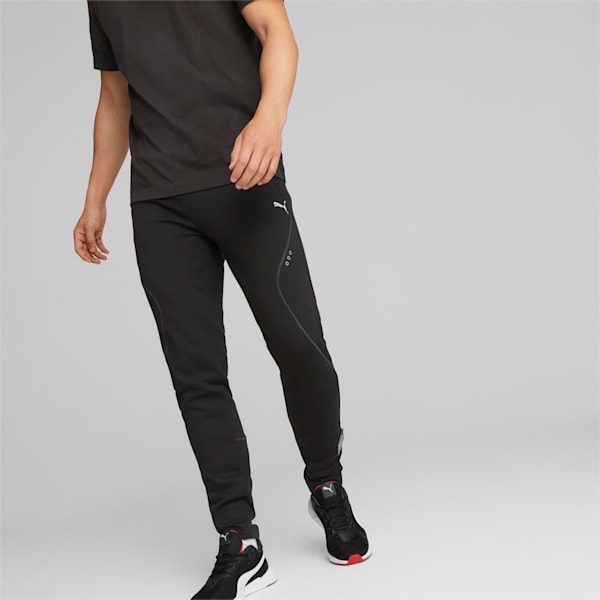 Ferrari Style Men's Slim Fit Track Pants, PUMA Black, extralarge-IND