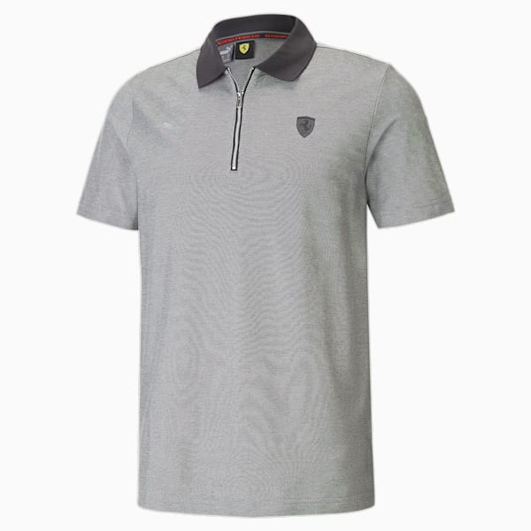 メンズ フェラーリ スタイル 2 トーン ポロシャツ, PUMA Black, extralarge-JPN