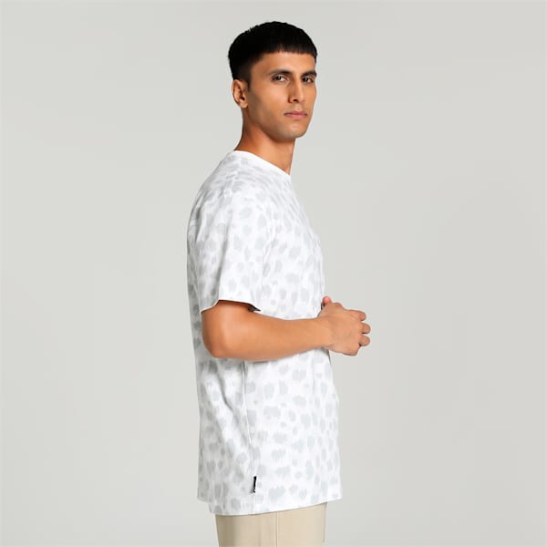 DOWNTOWN All Over Print Unisex Relaxed Fit T-Shirt, Pristine-AOP, extralarge-IND