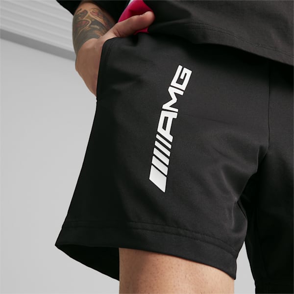 Mercedes-AMG Motorsport Men's Woven Shorts, Cheap Erlebniswelt-fliegenfischen Jordan Outlet Black, extralarge