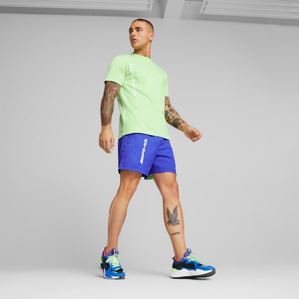 AMG Woven Men's Regular Fit Shorts, Royal Sapphire, extralarge-IND