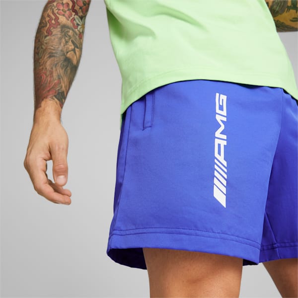 Shorts tejidos Mercedes-AMG Motorsport para hombre, Royal Sapphire, extralarge