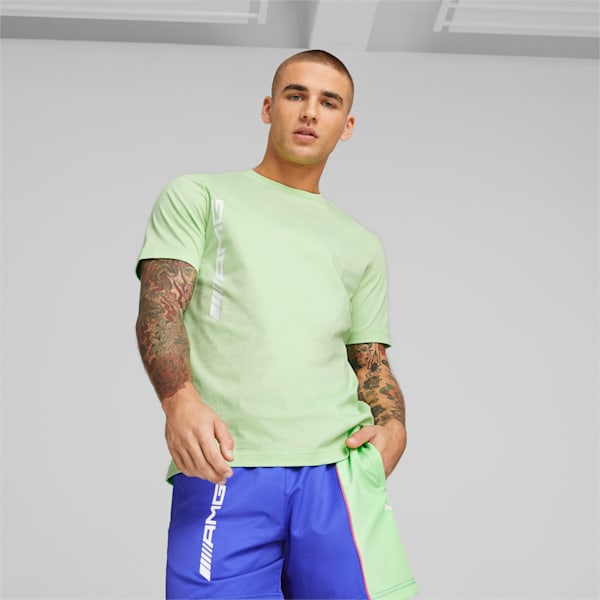 AMG Unisex Regular Fit T-Shirt, Spring Fern, extralarge-IND