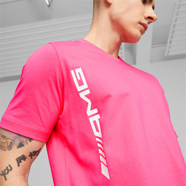 AMG Unisex Regular Fit T-Shirt, Glowing Pink, extralarge-IND