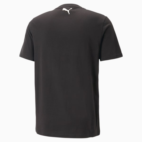 Hoops Graphic Men's Regular Fit Basketball T-Shirt, PUMA Black, extralarge-IND