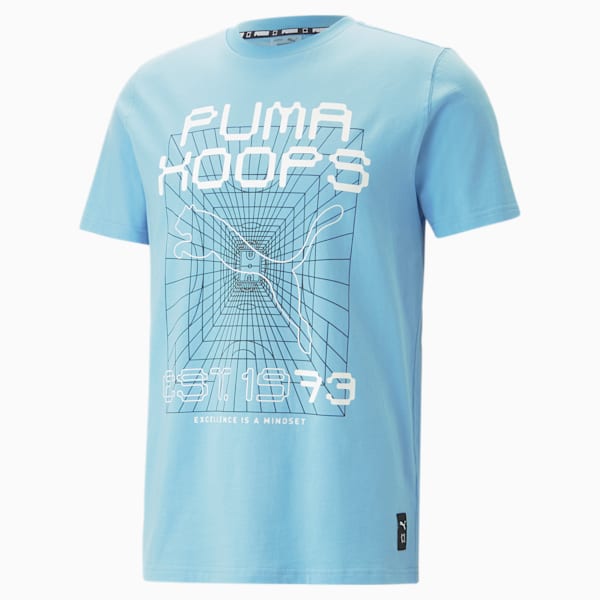 Game Plan Men's Regular Fit Basketball T-Shirt, Day Dream, extralarge-IND
