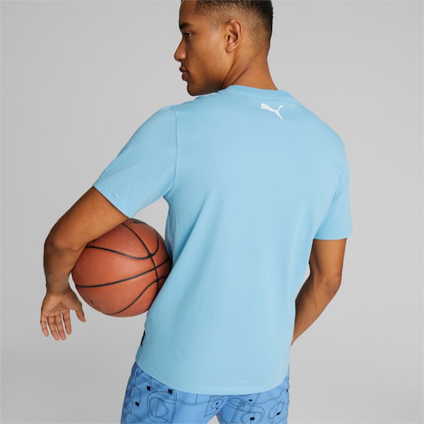 Game Plan Men's Regular Fit Basketball T-Shirt, Day Dream, extralarge-IND