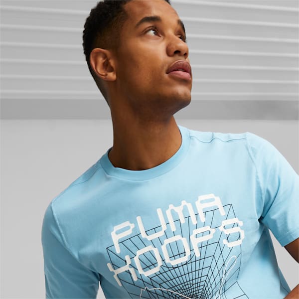 Game Plan Men's Regular Fit Basketball T-Shirt, Day Dream, extralarge-IND