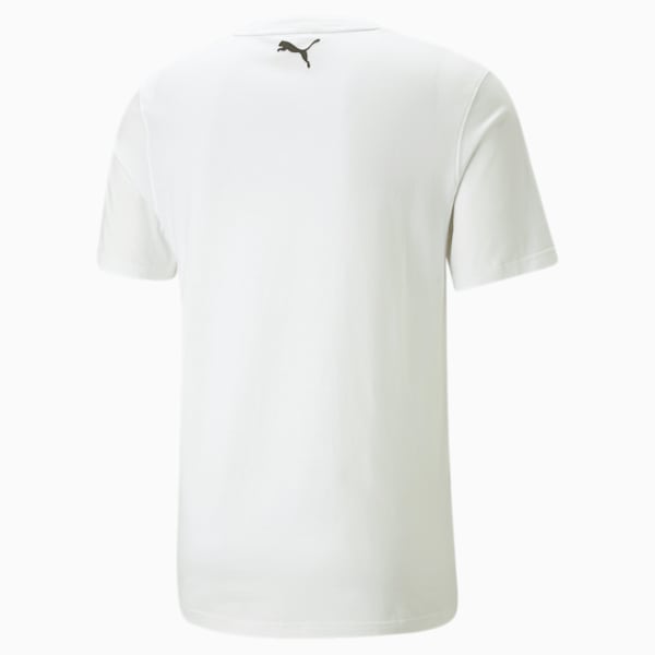 Game Plan Men's Regular Fit Basketball T-Shirt, PUMA White, extralarge-IND