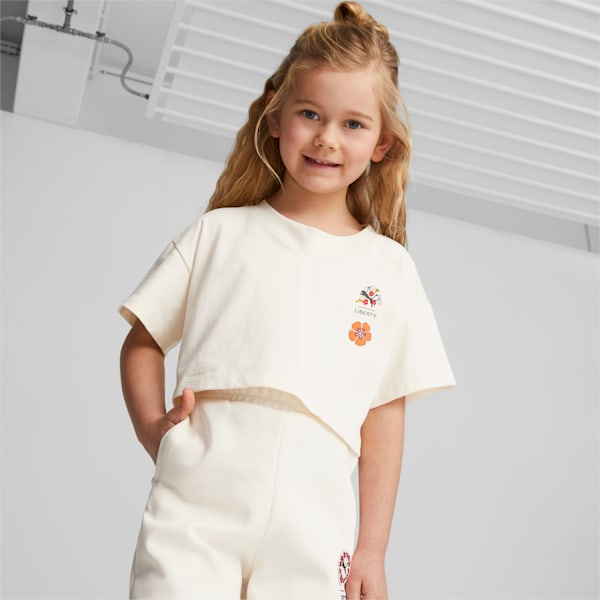 PUMA x LIBERTY Tee Kids, Pristine, extralarge-GBR