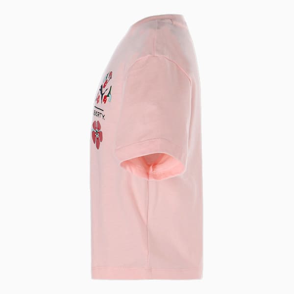 キッズ ガールズ PUMA x LIBERTY 半袖 Tシャツ 110-128cm, Rose Dust