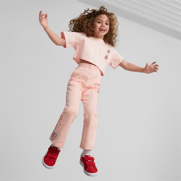 PUMA x LIBERTY Flared Pants Kids, Rose Dust, extralarge-GBR