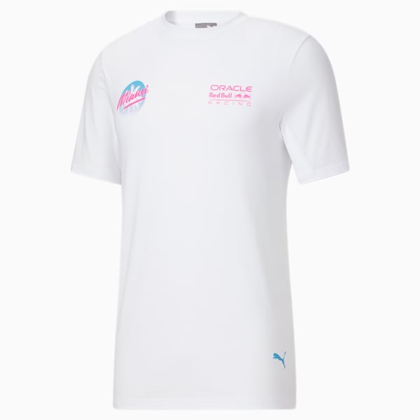 Red Bull Racing Miami Graphic Tee, PUMA White, extralarge
