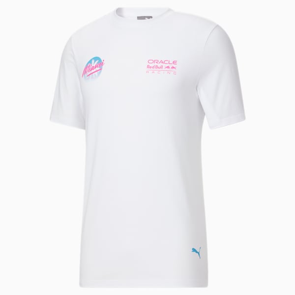 Buy Puma White Red Bull Racing Dynamic Bull Logo T-Shirt for Men in UAE