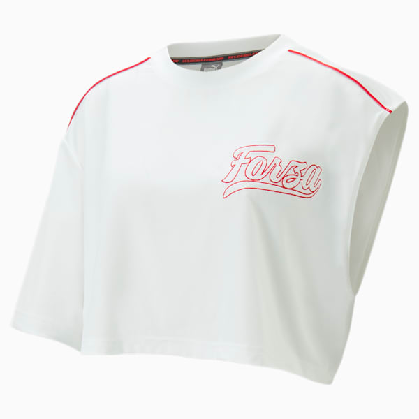 Camiseta puma sales blanca mujer