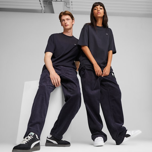 MMQ Corduroy Pants, New Navy, extralarge