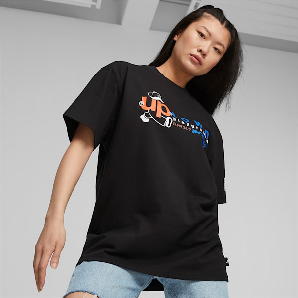 ユニセックス アップタウン グラフィック Tシャツ, PUMA Black, extralarge-JPN