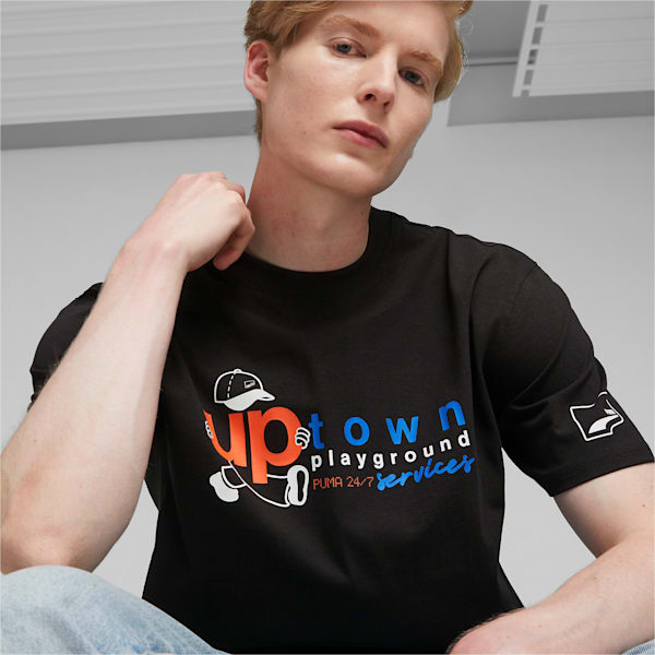 ユニセックス アップタウン グラフィック Tシャツ, PUMA Black, extralarge-JPN