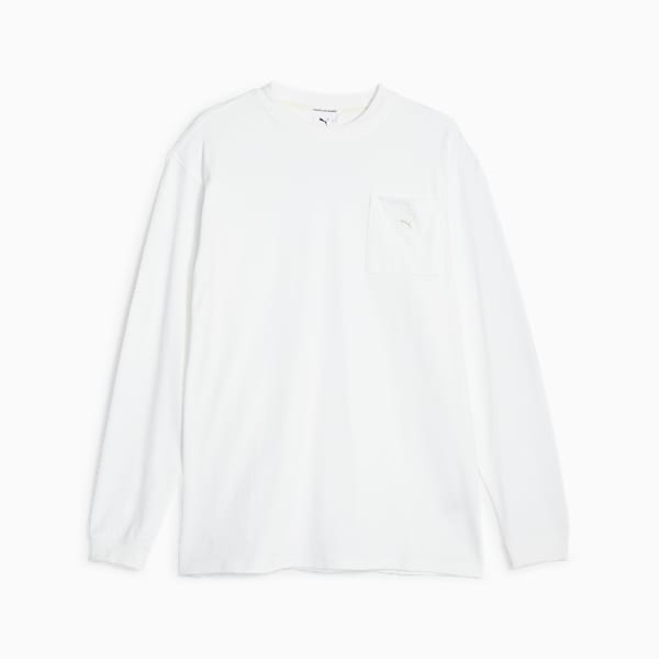 MMQ Service Line Long-Sleeve Tee, PUMA White, extralarge
