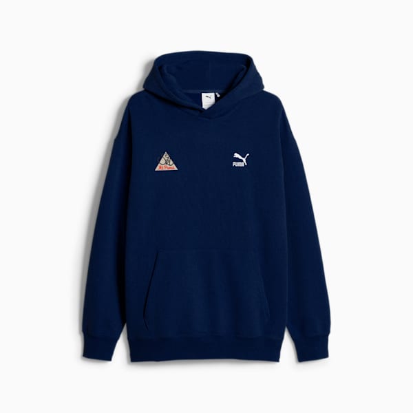 メンズ THE NEVERWORN 2 グラフィック フーディー, New Navy, extralarge-JPN