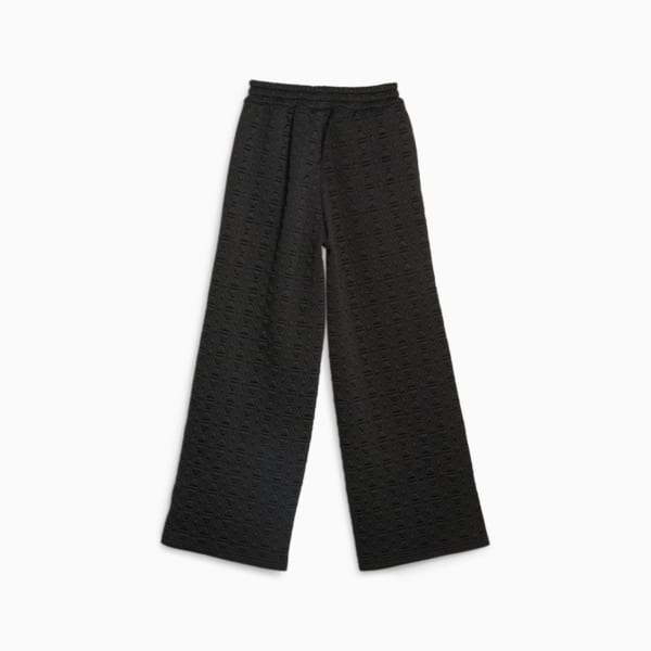 LUXE SPORT T7 Unisex Wide Leg Pants, PUMA Black, extralarge-AUS