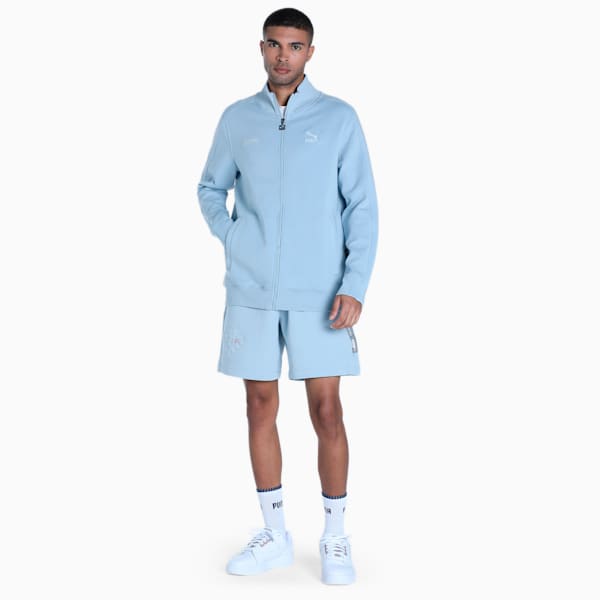 One8 Virat Kohli T7 Men's Shorts, Blue Wash