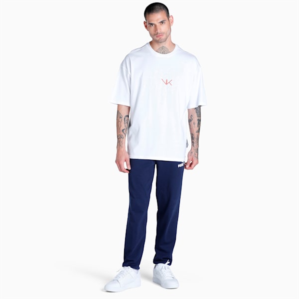 PUMA x one8 Classics Men's Oversized T-Shirt, PUMA White, extralarge-IND