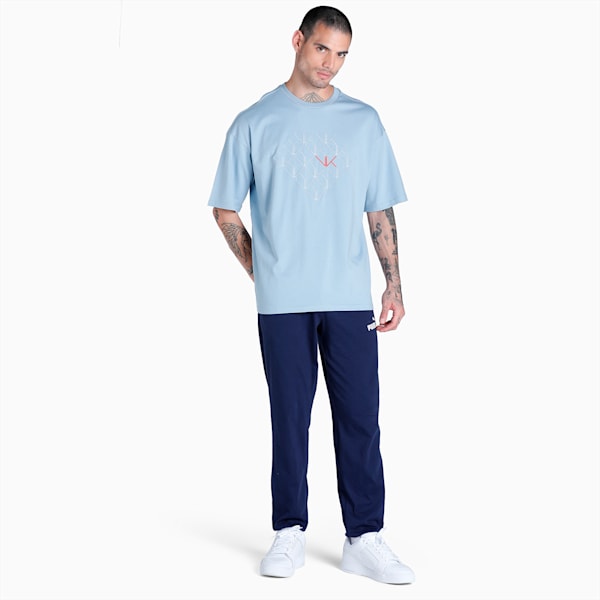 PUMA x one8 Classics Men's Oversized T-Shirt, Blue Wash, extralarge-IND