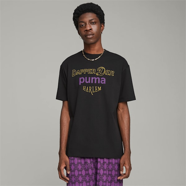 PUMA x DAPPER DAN Men's Crew-Neck T-shirt, PUMA Black, extralarge-IND