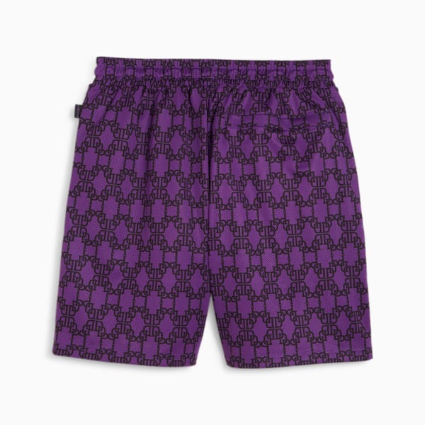 purple louis vuitton shorts