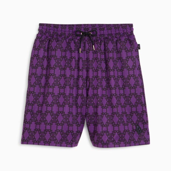Shorts para hombre PUMA x DAPPER DAN, Purple Pop, extralarge
