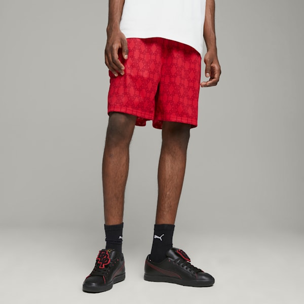 メンズ PUMA x DAPPER DAN ショーツ, Fast Red, extralarge-JPN