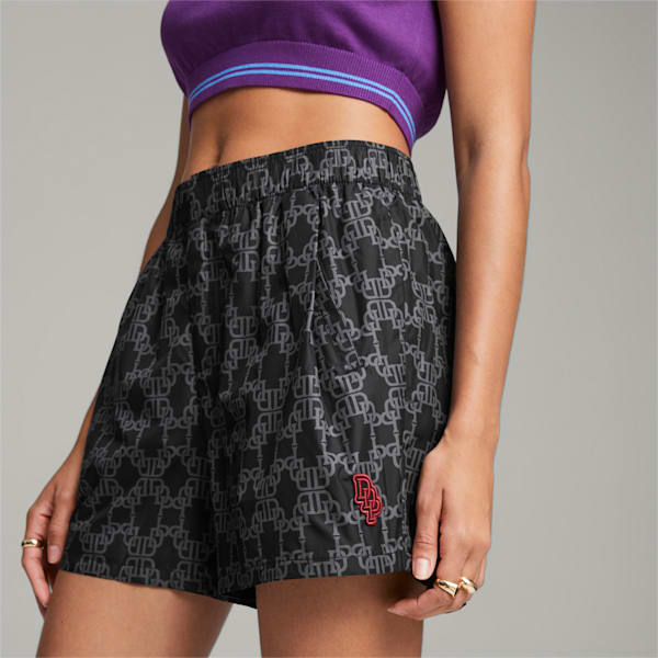 PUMA x DAPPER DAN Women's Shorts, PUMA Black, extralarge-IND