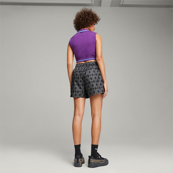 PUMA x DAPPER DAN Women's Shorts, PUMA Black, extralarge-IND