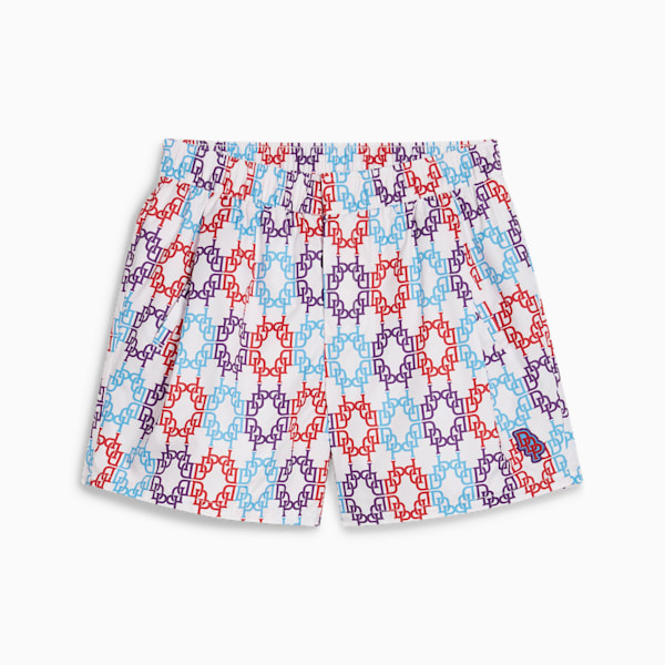 PUMA x DAPPER DAN Women's Shorts, PUMA White, extralarge
