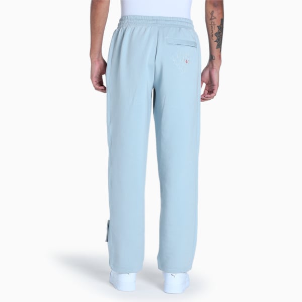 PUMA x one8 T7 Premium Men's Regular Fit Trackpants, Blue Wash, extralarge-IND