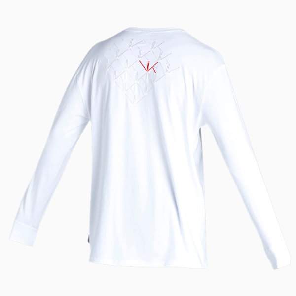 PUMA x one8 Classics Relaxed-Fit Long Sleeve Men's Relaxed Fit T-Shirt, PUMA White, extralarge-IND