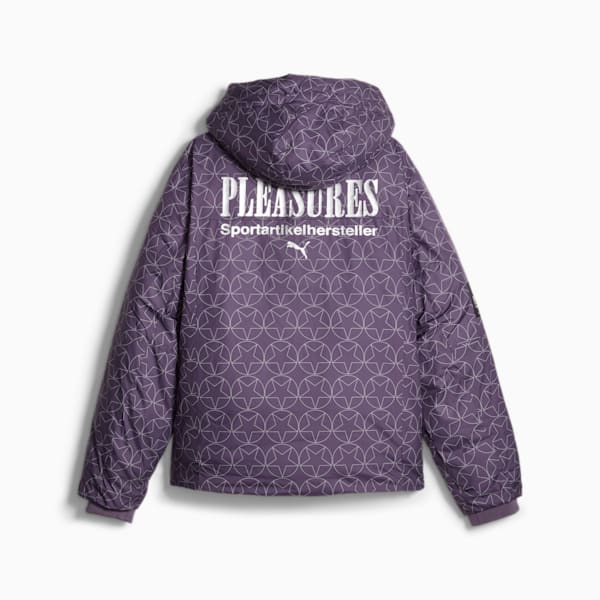 ユニセックス PUMA x PLEASURES パッファー ジャケット, Purple Charcoal, extralarge-JPN